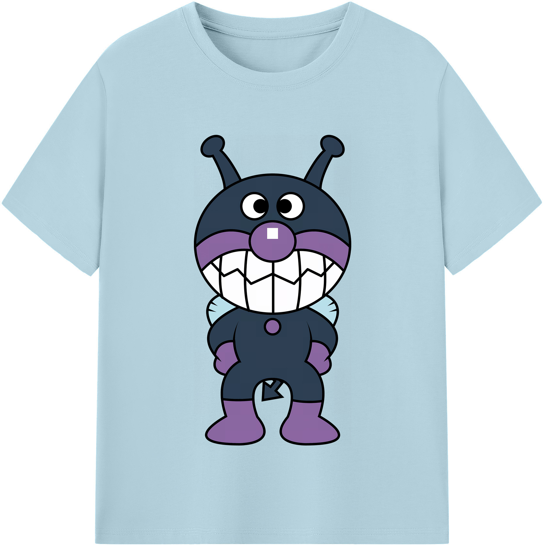 （画像用） アンパンマン Anpanman 綿100％半袖Tシャツ（フロントプリント）